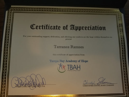 Tampa Bay Academy of Hope Mentorship Program