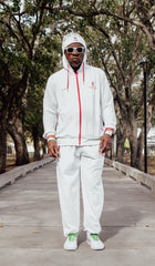 Holy White Pineapple By (The Duke) Jogger Set (Manufacture Defect/Stained)