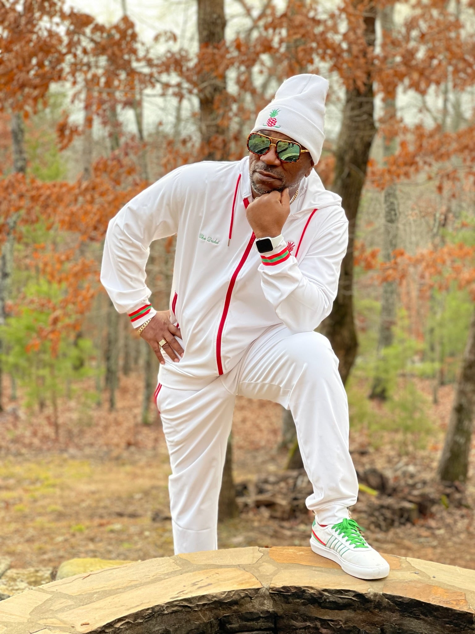 Holy White Pineapple By (The Duke) Hoodie set BRAND NEW